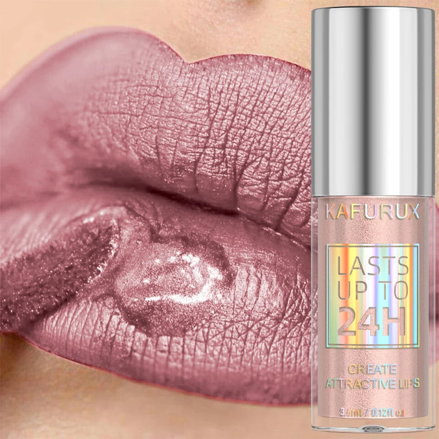 KAFURUX 20-Shade Glitter Liquid Lipstick & Diamond Lip Gloss