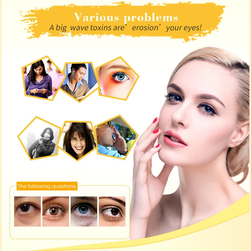 SADOER Gold Collagen Eye Patches – 10 Pairs | Firming & Hydrating Under Eye Mask Patches Oasis Select
