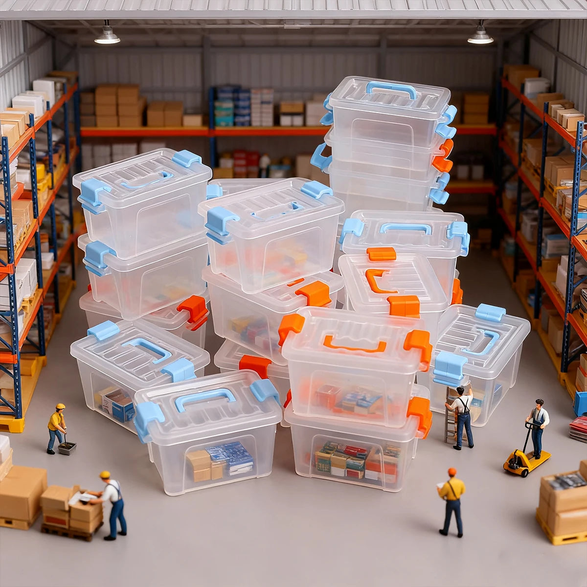 5/10 PCS Mini Storage Boxes Dollhouse Miniature Container Warehouse Scene DIY Photography Props Home Decor Organization New 2026 Oasis Select