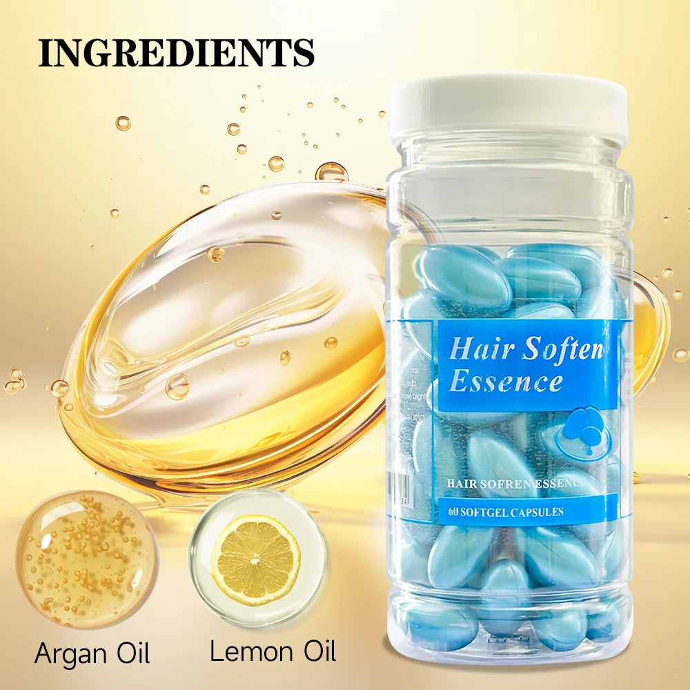 Keratin Hair Oil Serum – Vitamin Capsule Complex, 60g