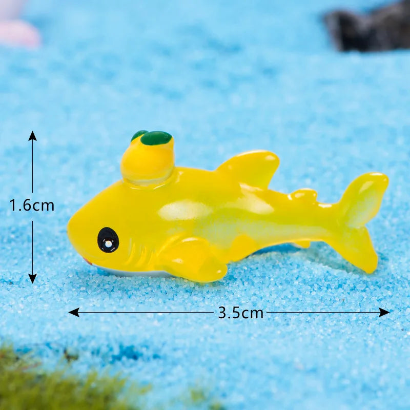 Mini Ocean Resin Animals Tiny Sea Figurines Marine Miniature Aquarium