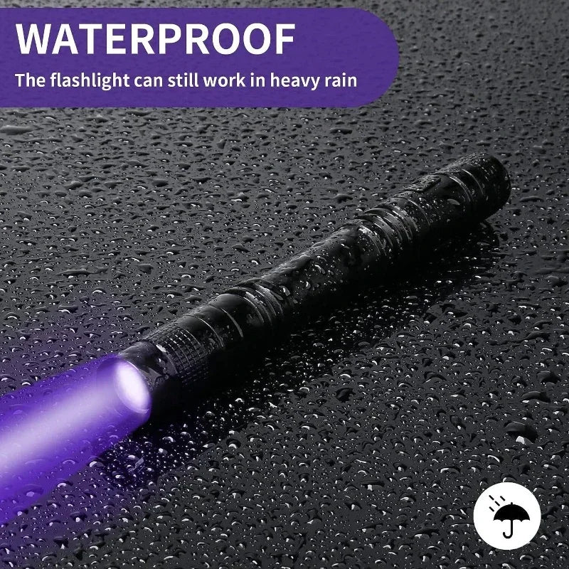 395nm UV Flashlight – Pet Urine Detector & Scorpion Finder