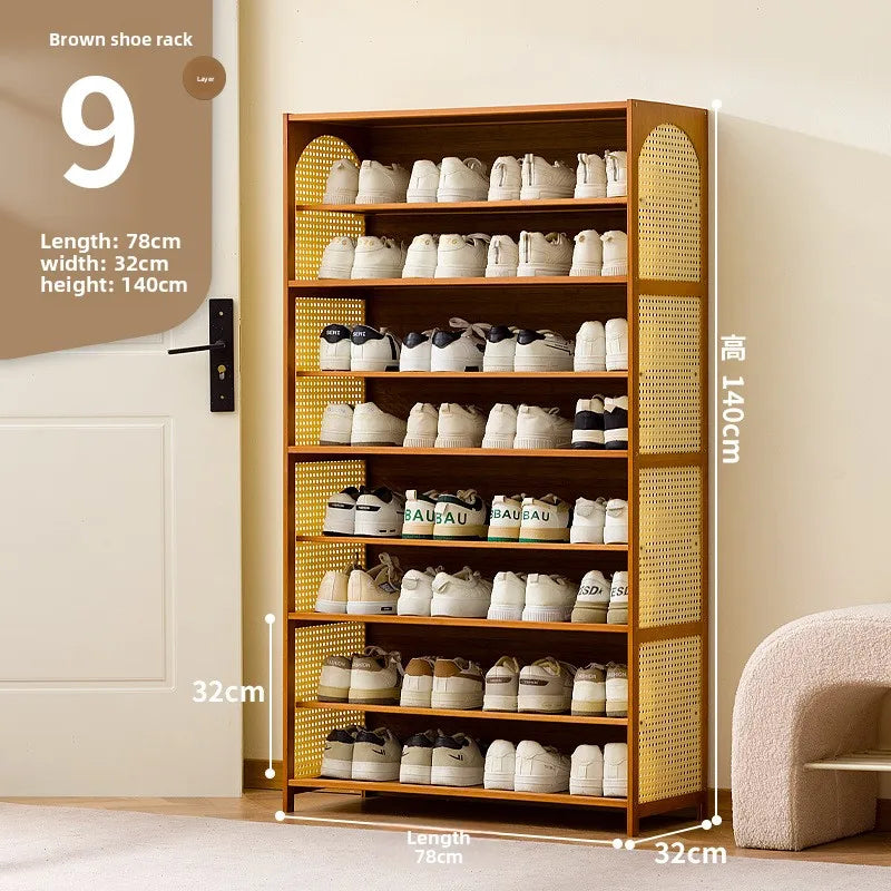 Simple Shoe Cabinet Home Door Multi-layer Baffle Rack Corridor