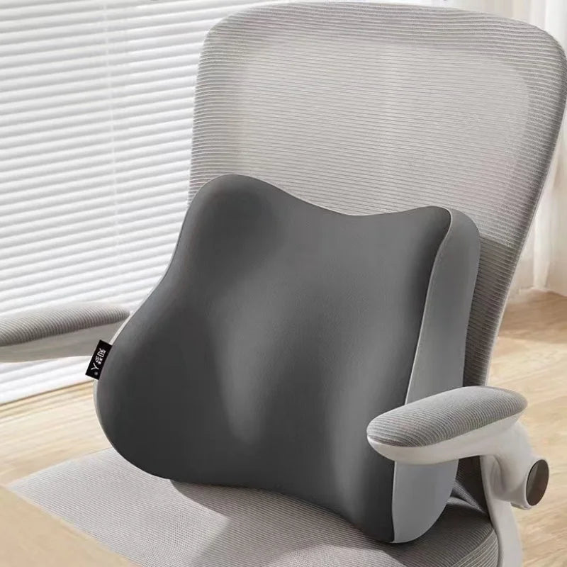 Ergonomic Memory Sponge Lumbar Pillow Orthopedic Chiropractic Back Support Pad for Office Chair Posture Correction Lumbar Pillow Oasis Select