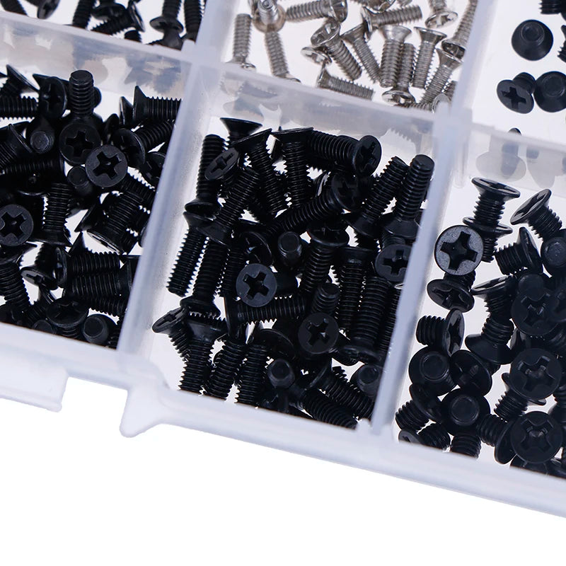 500pcs laptop computer screws set universal screw m2 m2.3 m3 Oasis Select