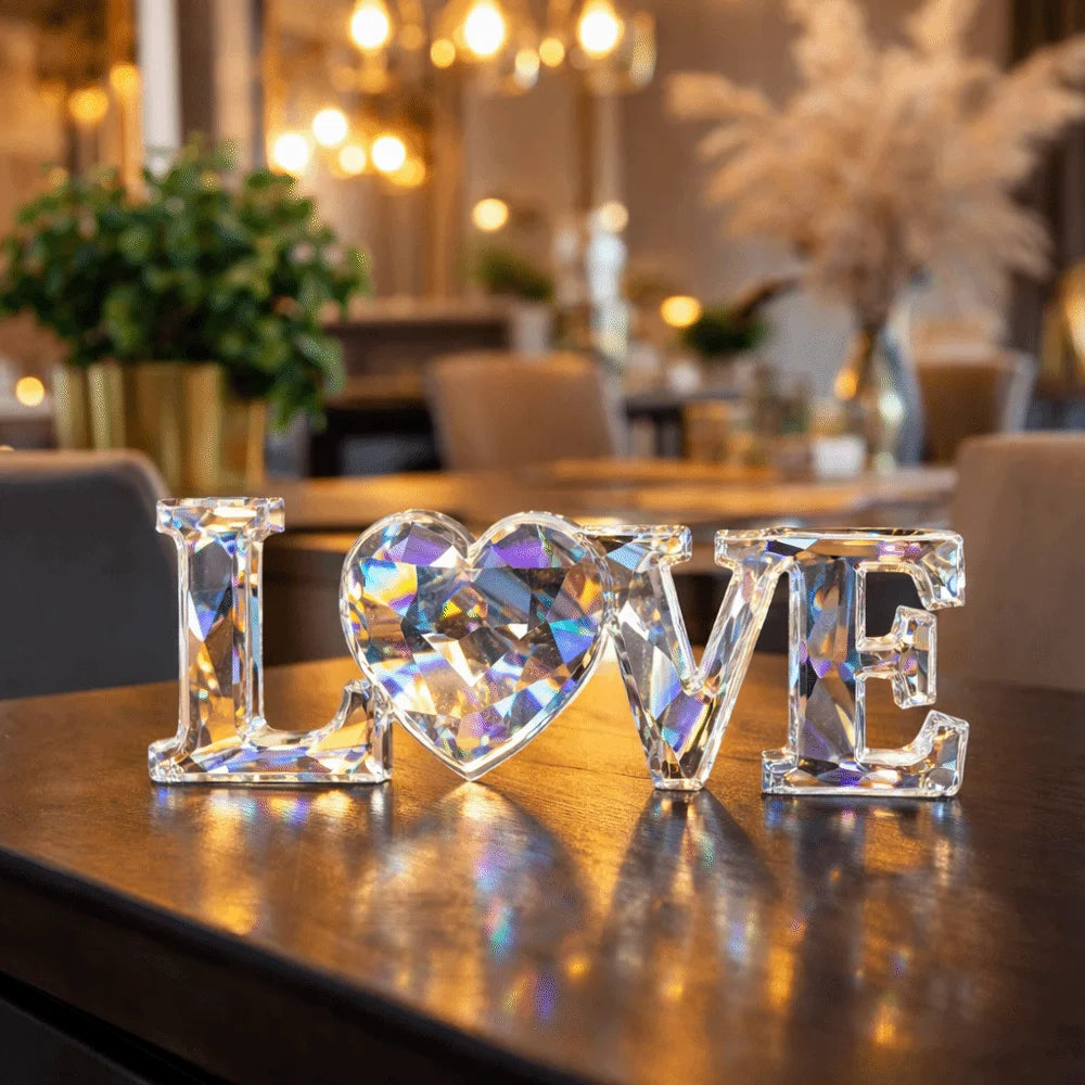 Heart Shape Silicone Love Mold Handmade English Letters DIY Resin Crafts Romantic Non-stick Epoxy Resin Mould Wedding Decor Oasis Select