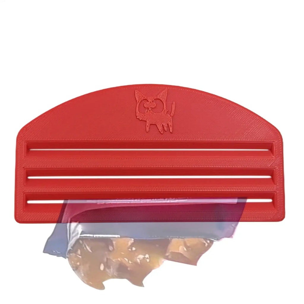Cat Food Squeezing Practical Tool Pet Feeding Aid Compact Design Plastic Sanitary Materials Zero Waste Feeder Pet Feeding Oasis Select