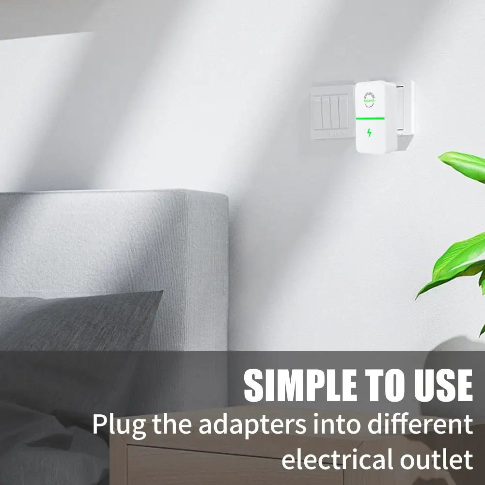 Home Pro Power Electricity Energy Saver US/UK/EU Stable Voltage Electricity Plug Household Stable Voltage Device Oasis Select