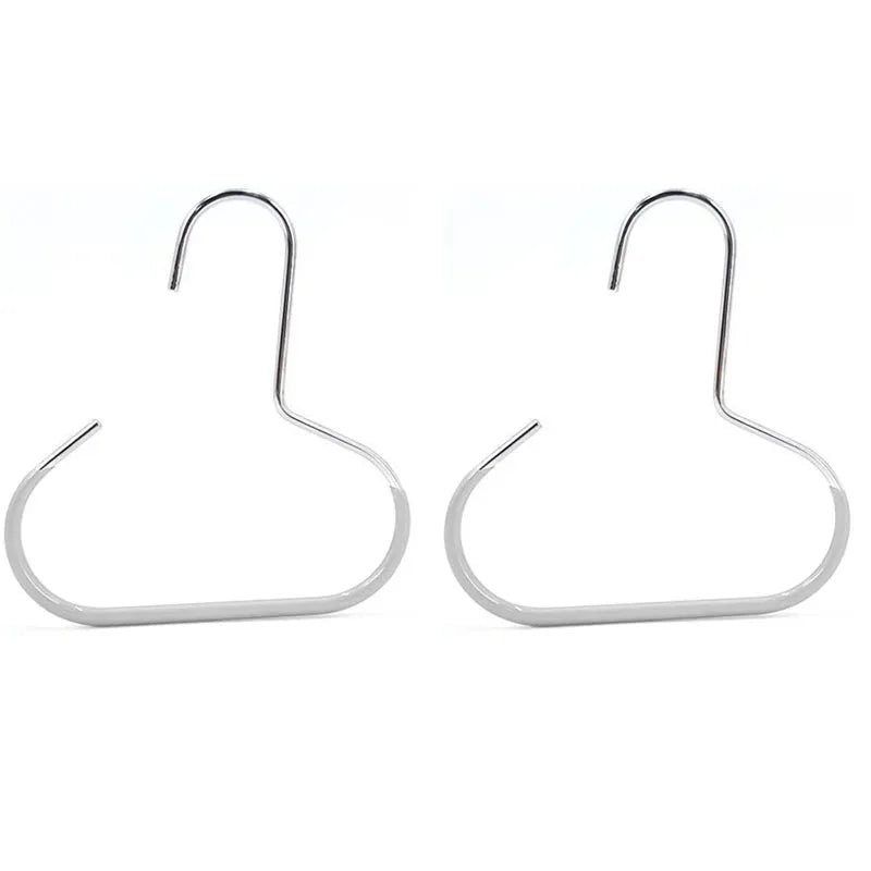 Aluminum Circle Ring Hat Hanger – Non-Slip Wardrobe Hook Hat Hanger Hook Oasis Select 2 white