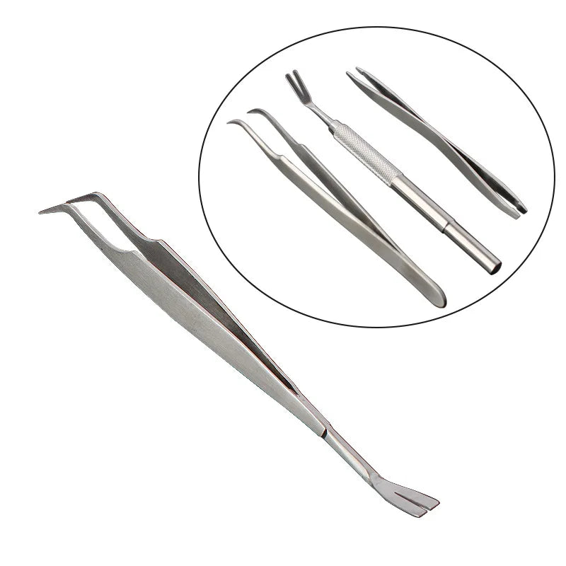 Flea Dog Cat Tool Scratching Remover Supplies Removal Pet Steel Clips Pet Set Tweezer Insect Groomieng Tick Tool Stainlessg Oasis Select