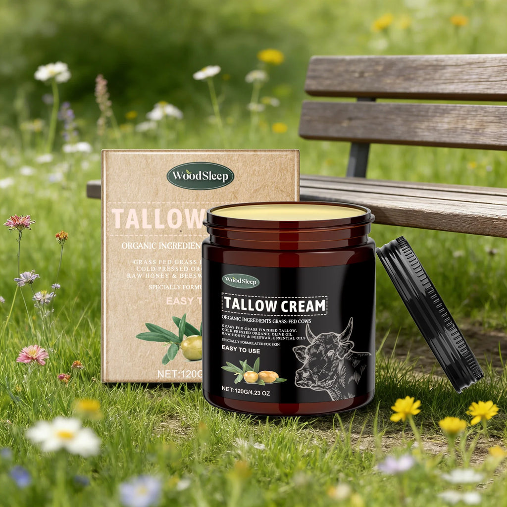 Grass-Fed Tallow Body Cream – Acne Care & Deep Moisturizer Tallow Body Cream Oasis Select