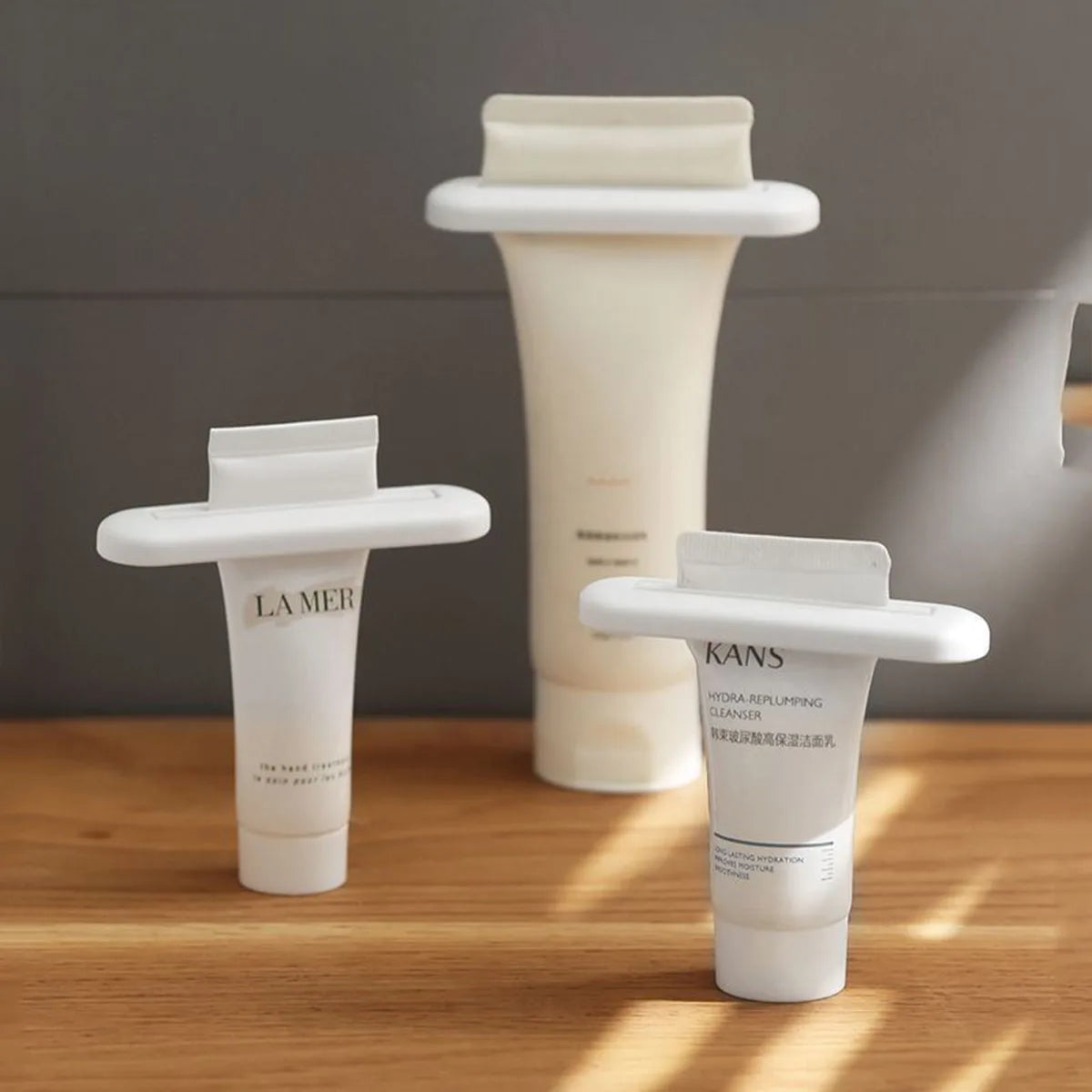 Manual Toothpaste Tube Squeezer & Roller Clip | No-Waste