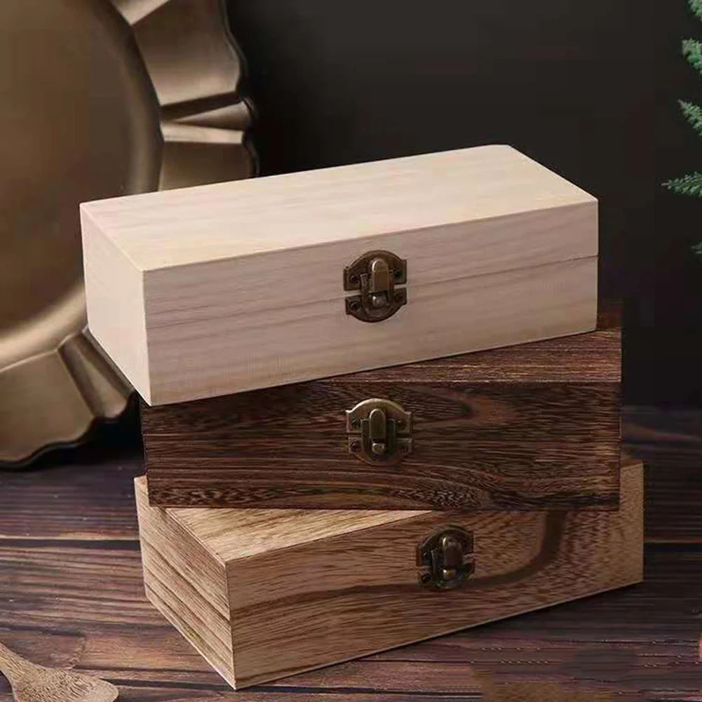 Retro Carved Wooden Clamshell Jewelry & Storage Box | Organizer Wooden Jewelry Box Oasis Select