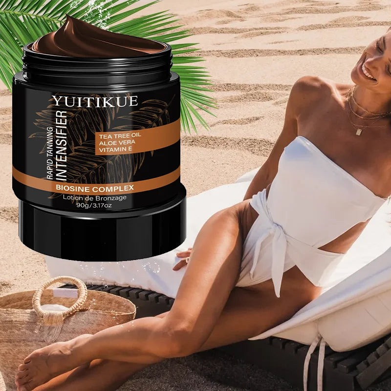 YUITIKUE Rapid Tanning Cream – No Sun Self-Tanner 80g