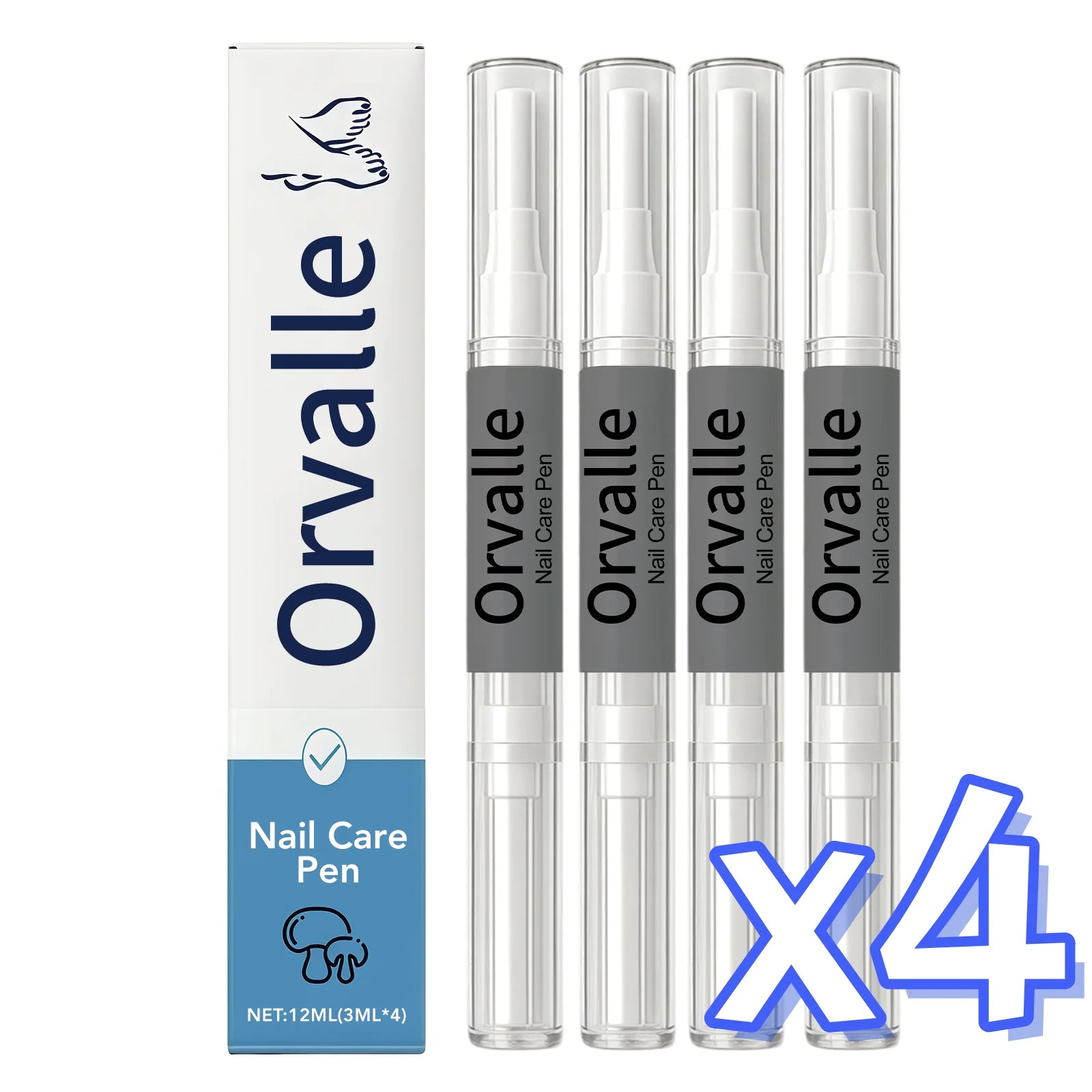 Nail Repair Pen Set – Growth Serum & Nail Hardener (4-Pack) Nail Treatment Pen Oasis Select 4 SET