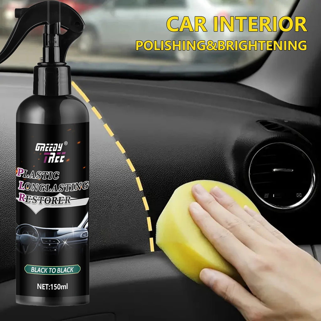 Car Plastic Repair Kit – Crystal Coating & Black Interior Wax