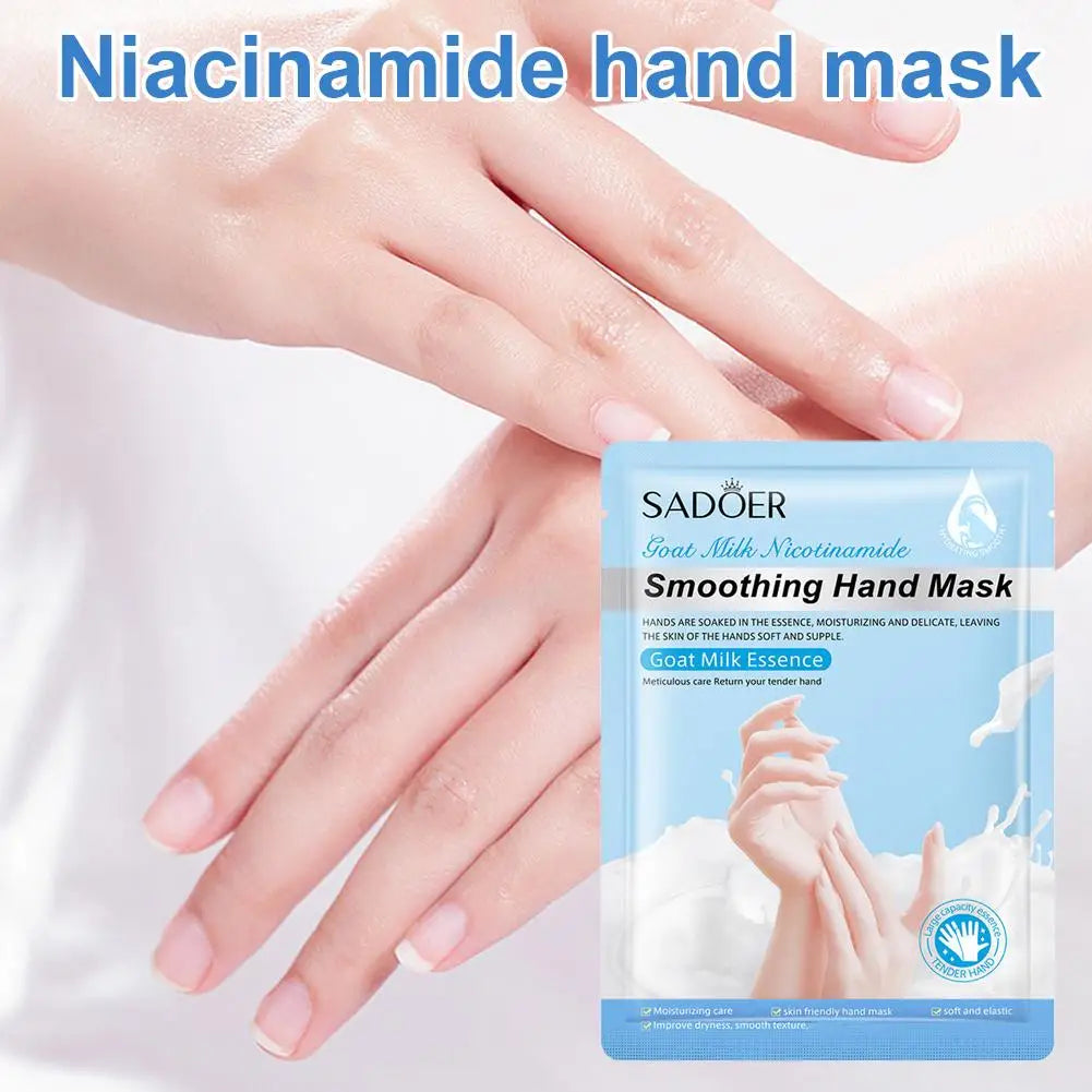 Hydrating Hand Mask Gloves – Rose & Niacinamide Moisturizing Hand Mask Gloves Oasis Select