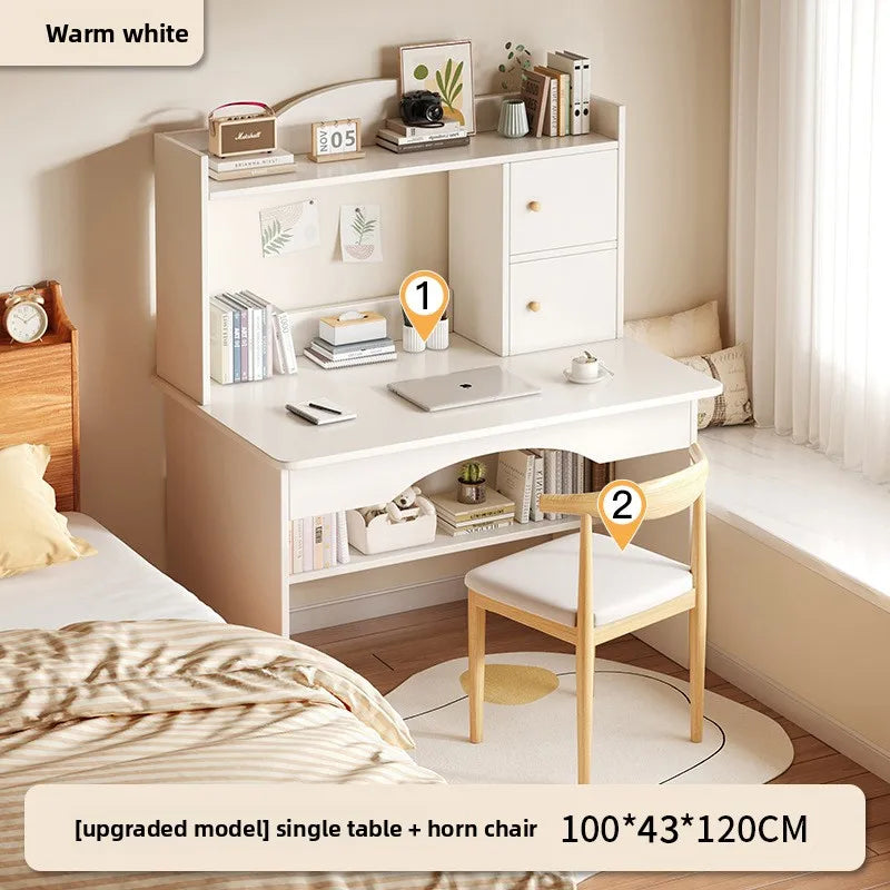 Home Desk Bookcase Integrated Simple Desktop Study Table Bedroom Dresser Locker Computer Desk Oasis Select