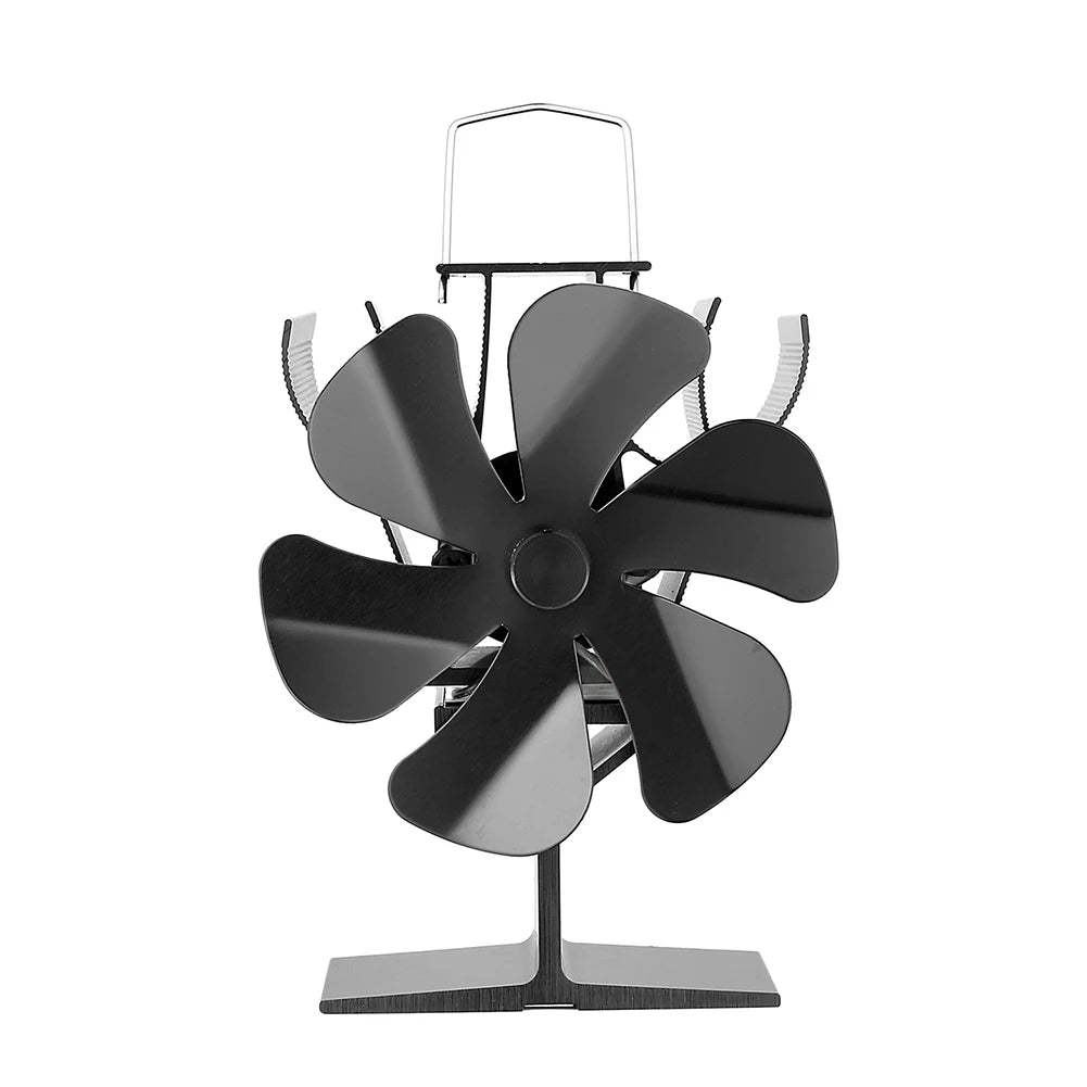 Heat Powered Stove Fan – 6-Blade Thermal Wood Burner Fan