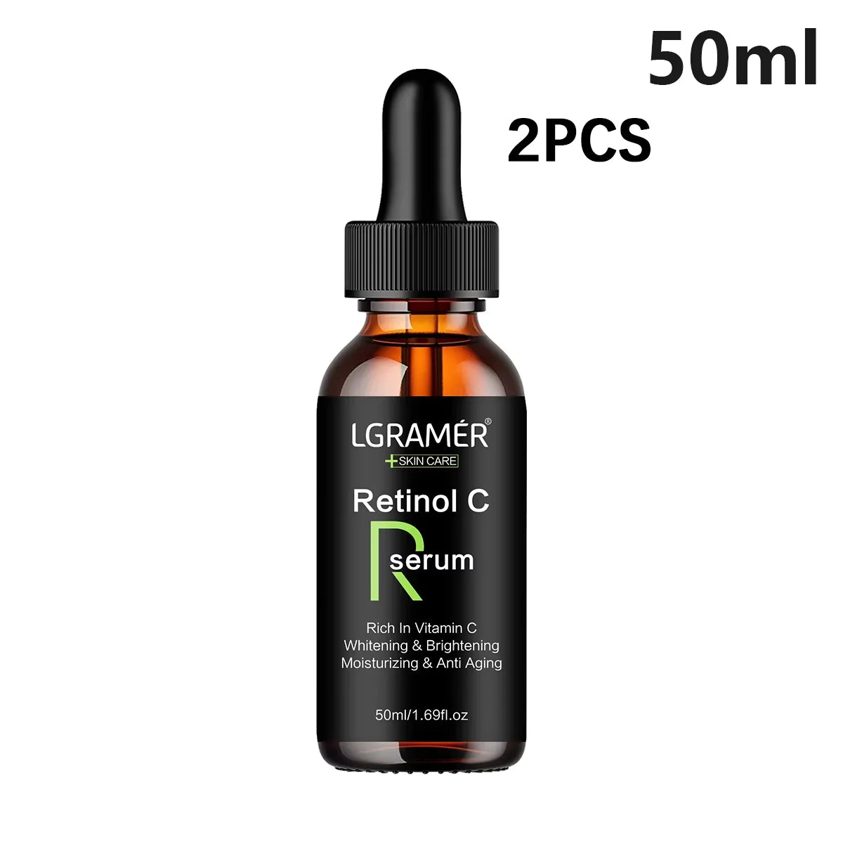 Retinol Aging Removes Wrinkles Serum Pore Shrinking Serum Whitening Moisturizing Serum Pigment Spots Remove Face Firming Oil Oasis Select 50ml-2PCS