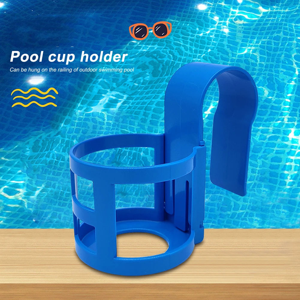 Poolside Cup Holder – Hanging Drink Rack for Pool Rails 1-5 Pack Pool Cup Holder Oasis Select