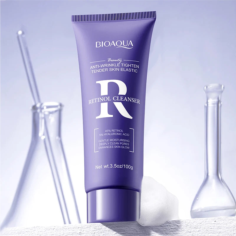 BIOAQUA Vitamin C Facial Cleanser – Brightening Foam Face Wash Vitamin C Face Wash Oasis Select retinol