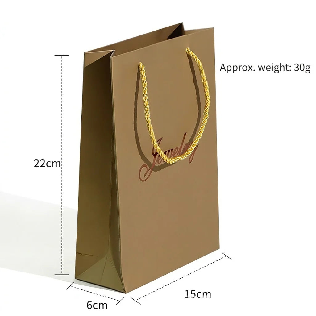 Paperboard Gift Tote Bag for Jewelry, Cosmetics & Party Favors