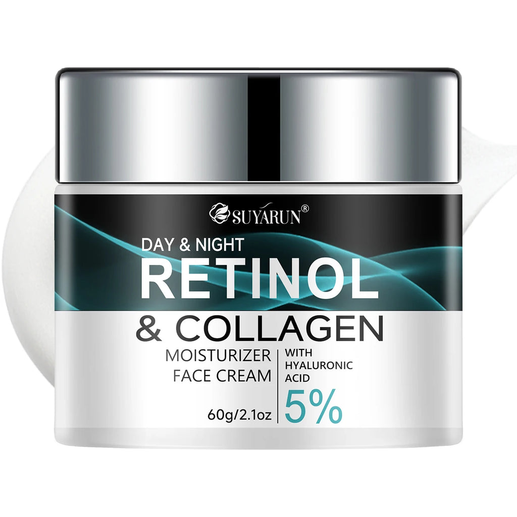 SUYARUN Retinol & Collagen Face Cream – Firming Moisturizer Anti-Aging Face Cream Oasis Select 60g