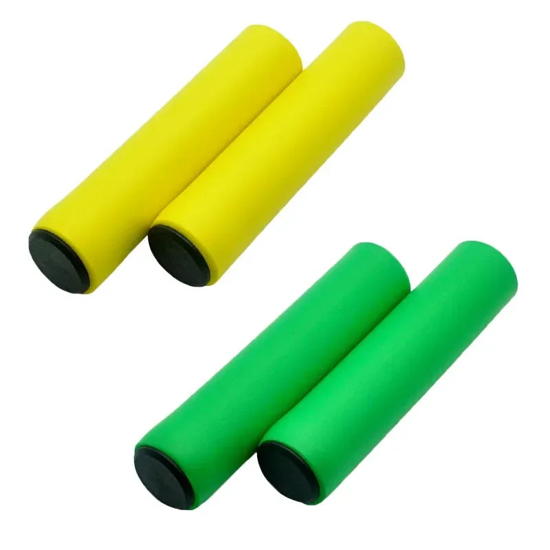 3 2 1Pairs Bicycle Grip Silicone Sponge Soft MTB Mountain Bike