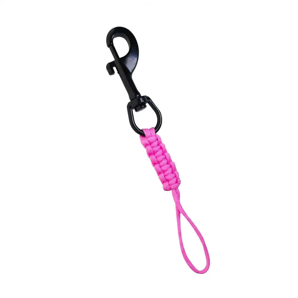 1Pc Dive Camera Lanyard with 316Stainless Steel Hook For Diving Scuba Gear Underwater Camera Dive Light Torch SMB Oasis Select pink
