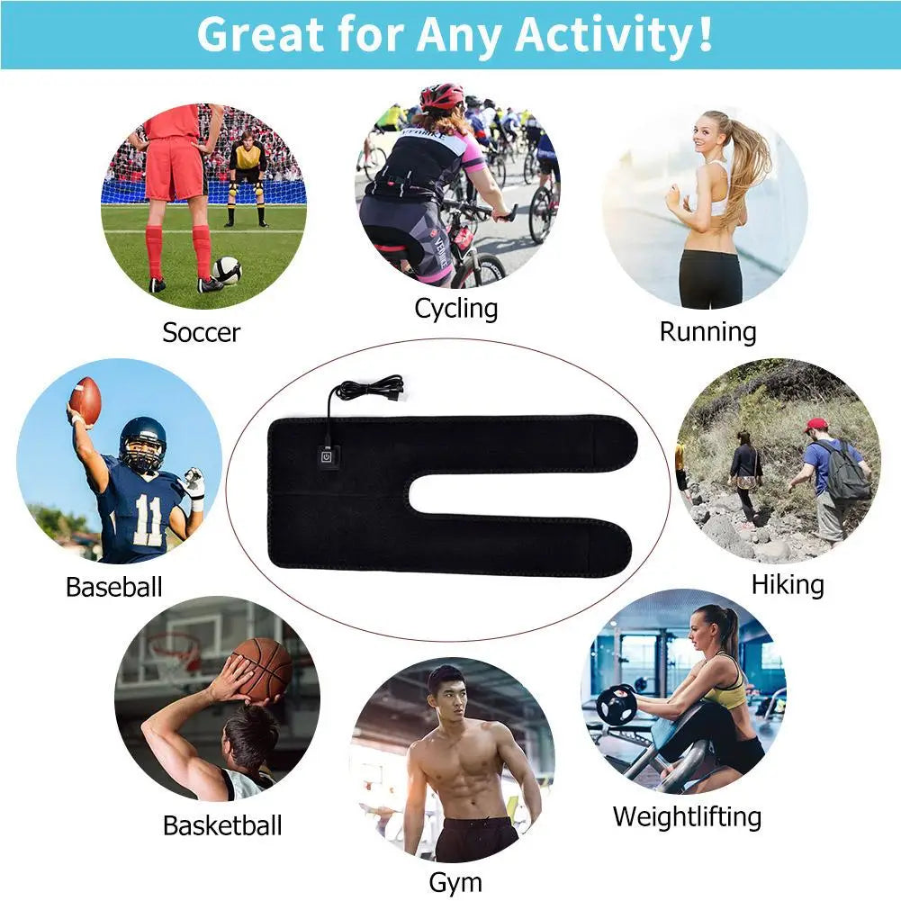 Cordless Heated Knee Brace – 3-Mode Arthritis Pain Relief Wrap Heated Knee Brace Oasis Select