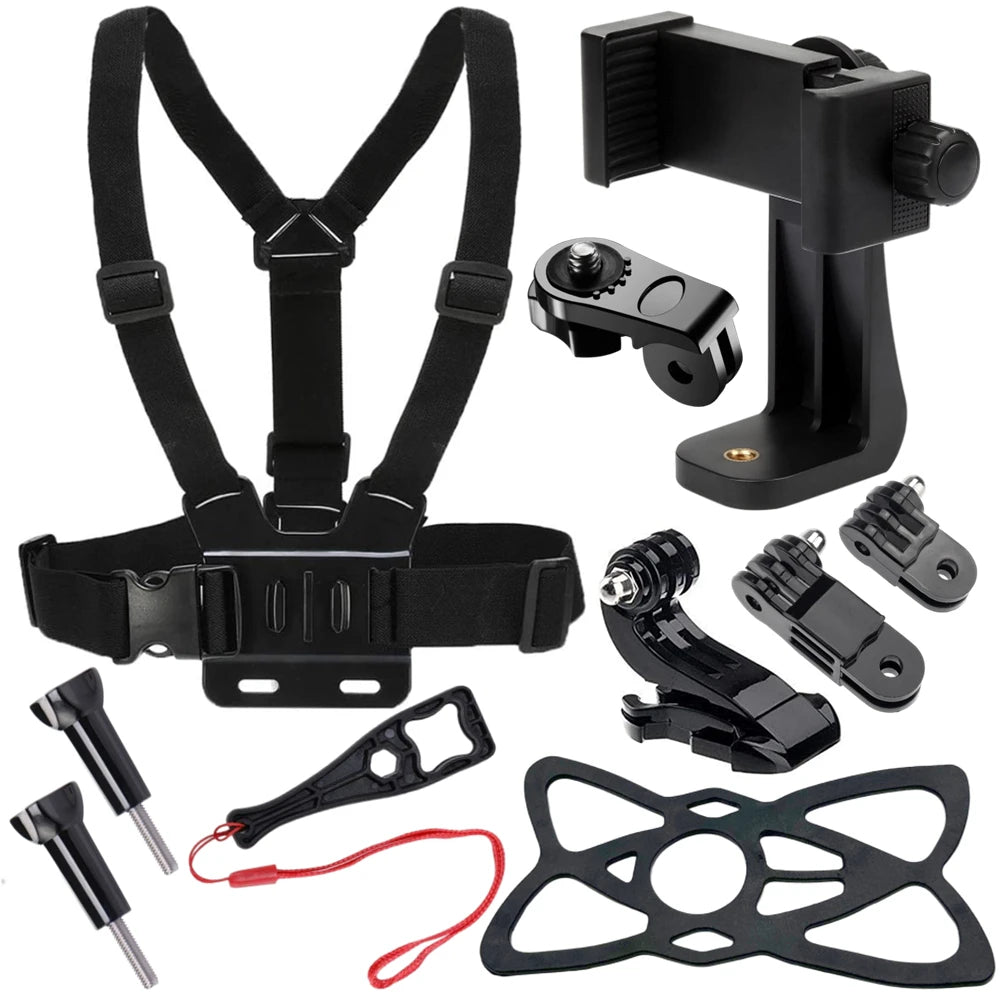 Chest Strap Mount for GoPro, DJI & iPhone – 360° POV