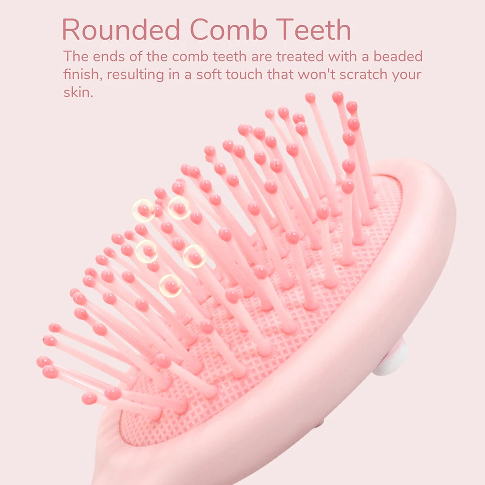 Cartoon Dinosaur Mini Air Cushion Massage Comb – Anti-Static Hair Comb Oasis Select
