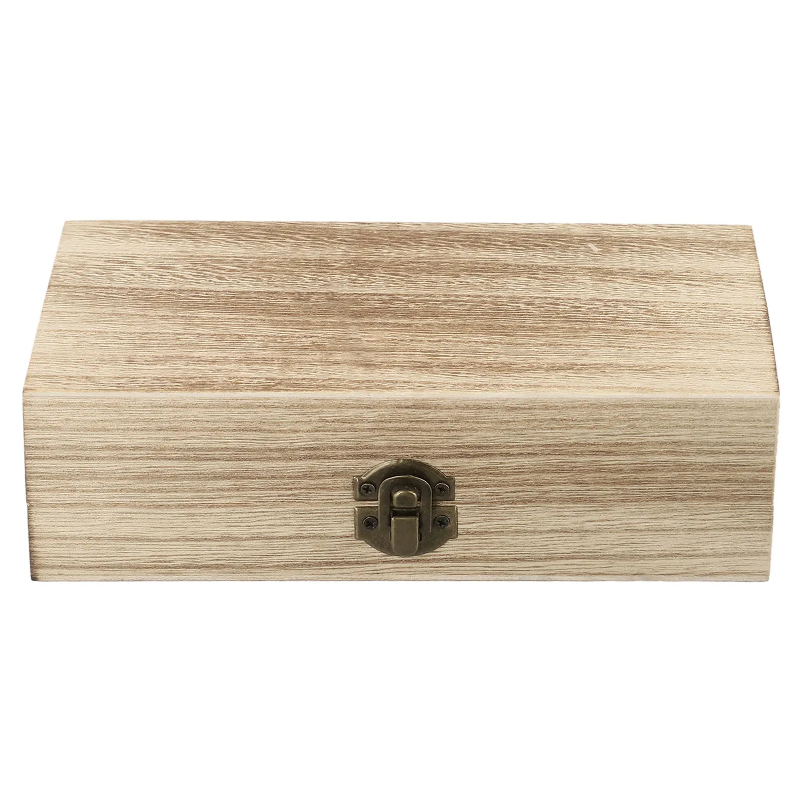Retro Carved Wooden Clamshell Jewelry & Storage Box | Organizer Wooden Jewelry Box Oasis Select Light