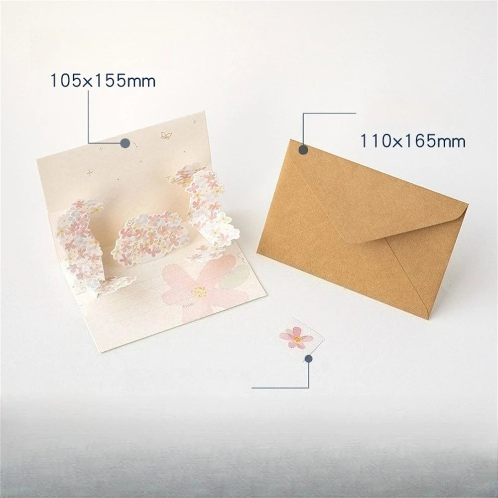 3D Pop-Up Floral Greeting Card | All Occasions Gift Card