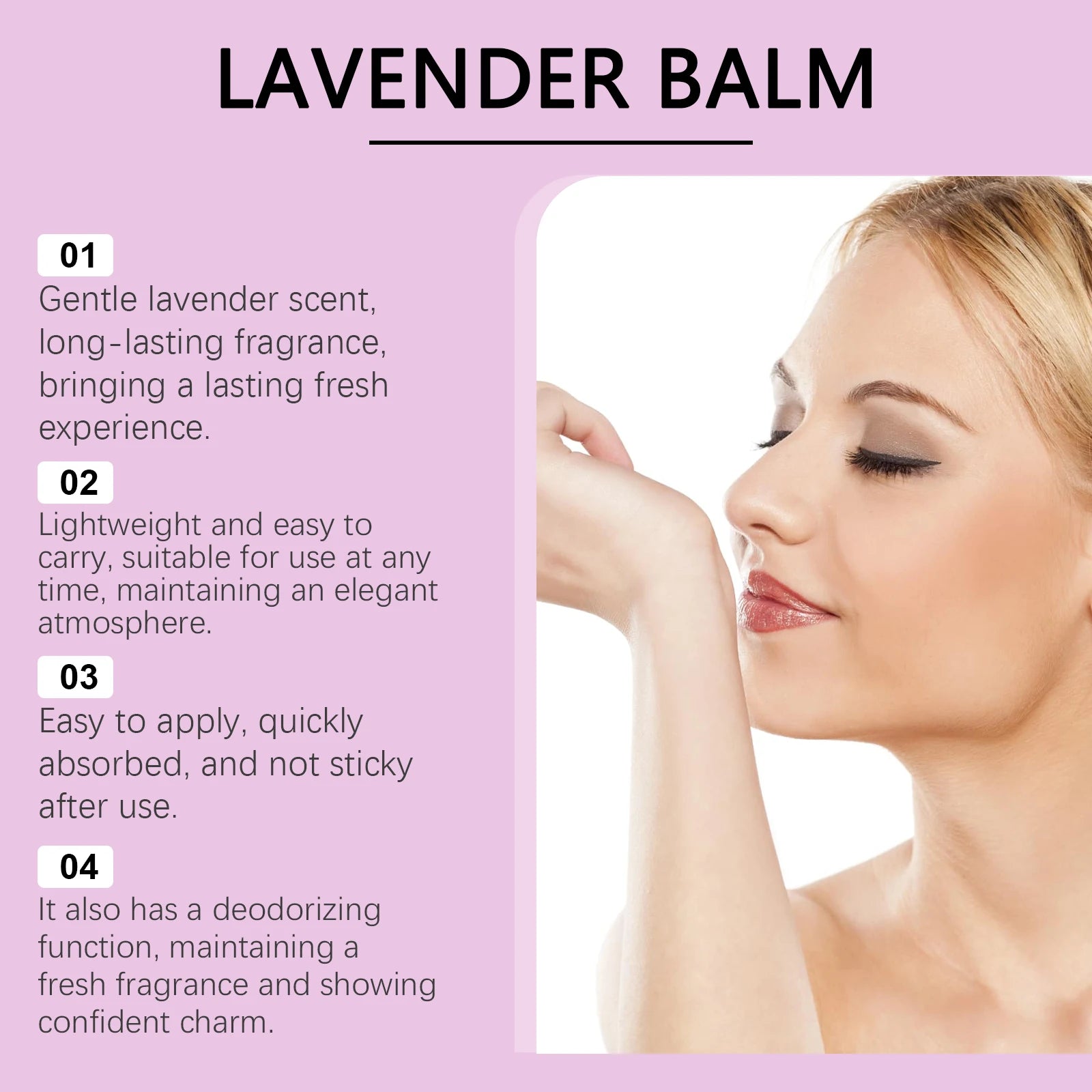 Roxelis Lavender Solid Perfume Balm | Portable Floral Scent 15g