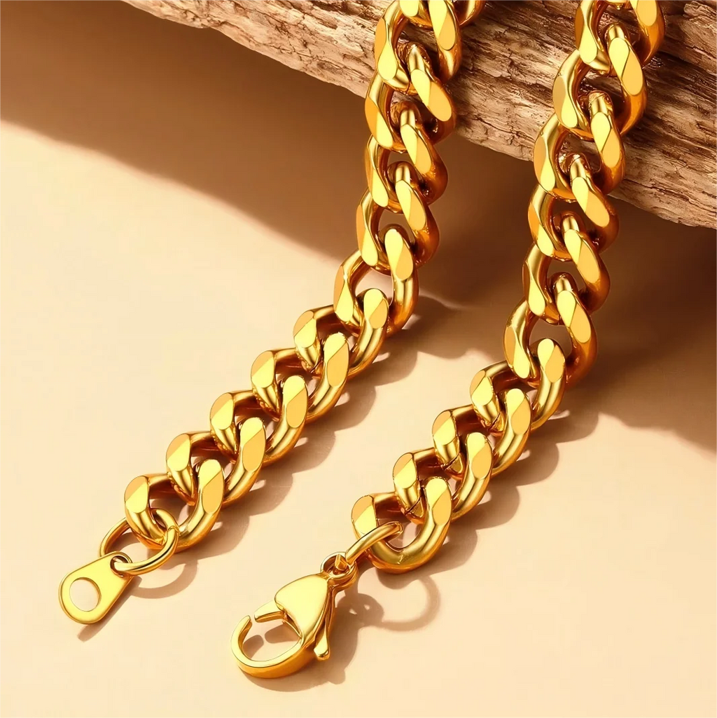 Men's Cuban Link Chain Necklace | Stainless Steel 8–14mm