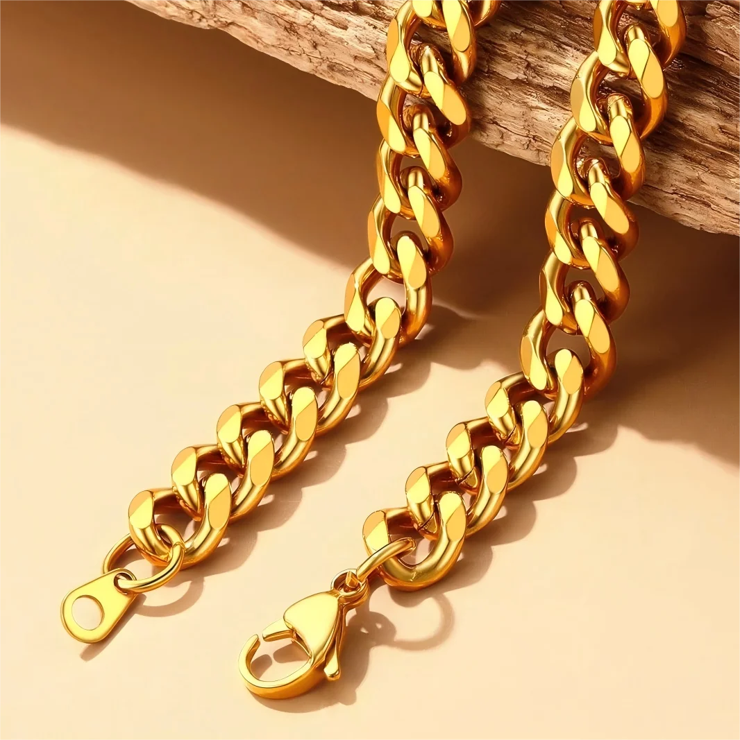 Men's Cuban Link Chain Necklace | Stainless Steel 8–14mm