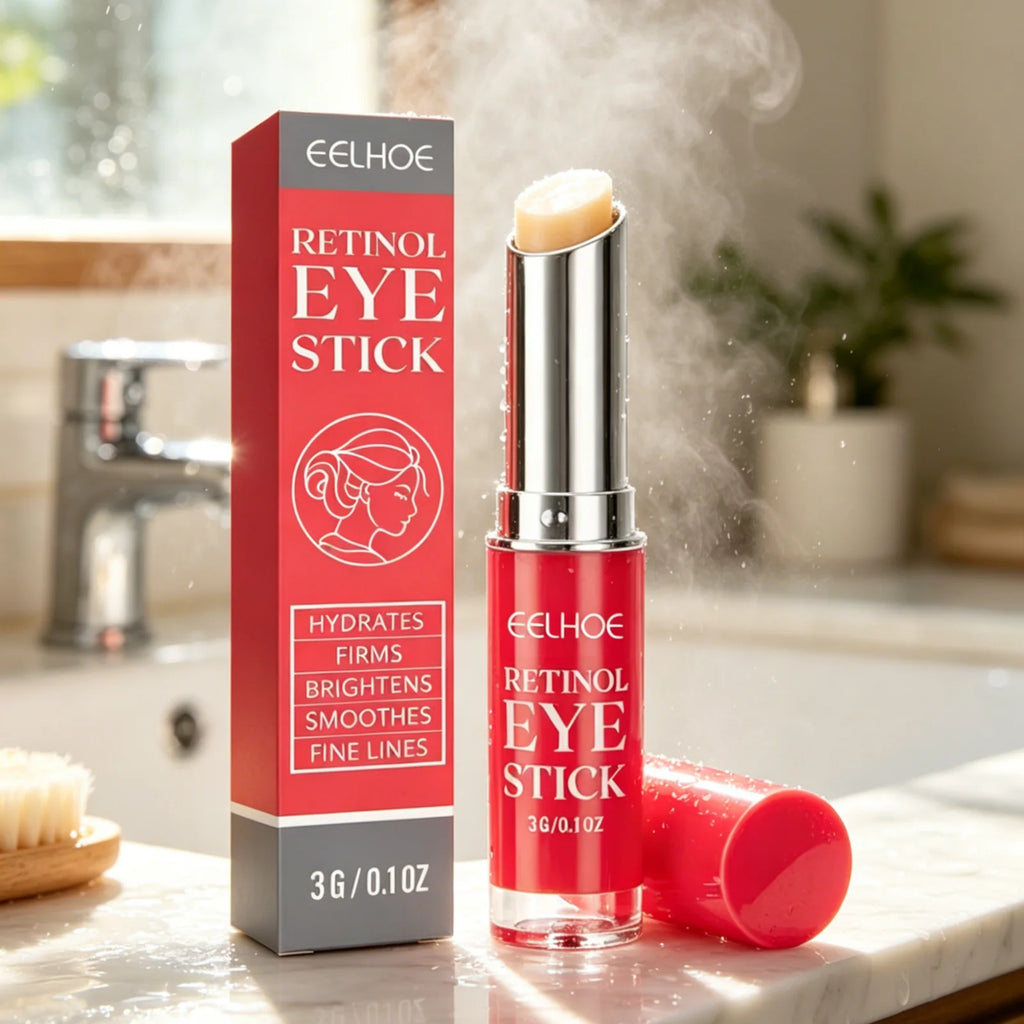 EELHOE Retinol Eye Stick Prevents Dry Skin Smooth Revitalizes Hydrates Eyes Deeply Nourishing Gentle Dark Circle Corrector Stick Oasis Select