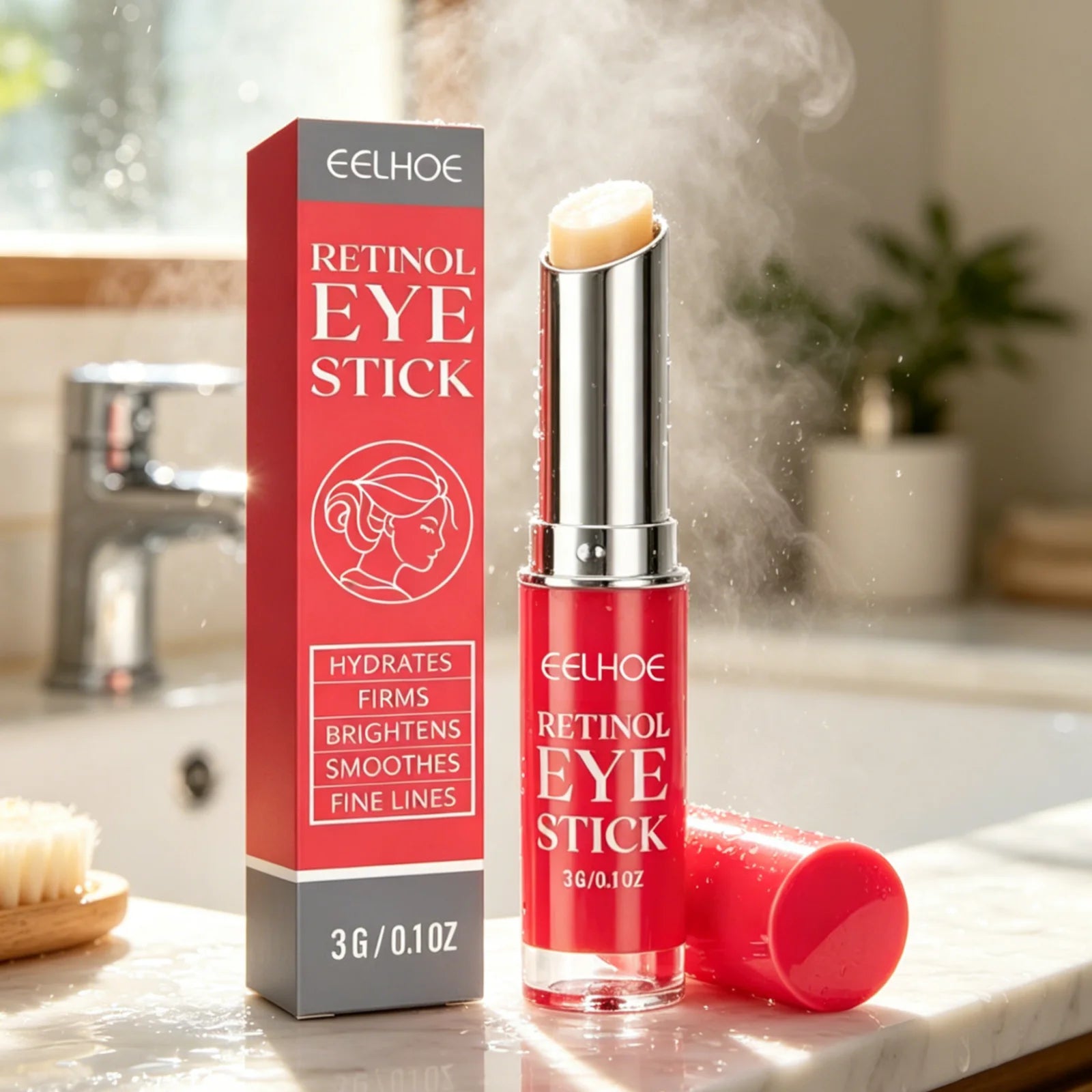 EELHOE Retinol Eye Stick Prevents Dry Skin Smooth Revitalizes Hydrates Eyes Deeply Nourishing Gentle Dark Circle Corrector Stick Oasis Select