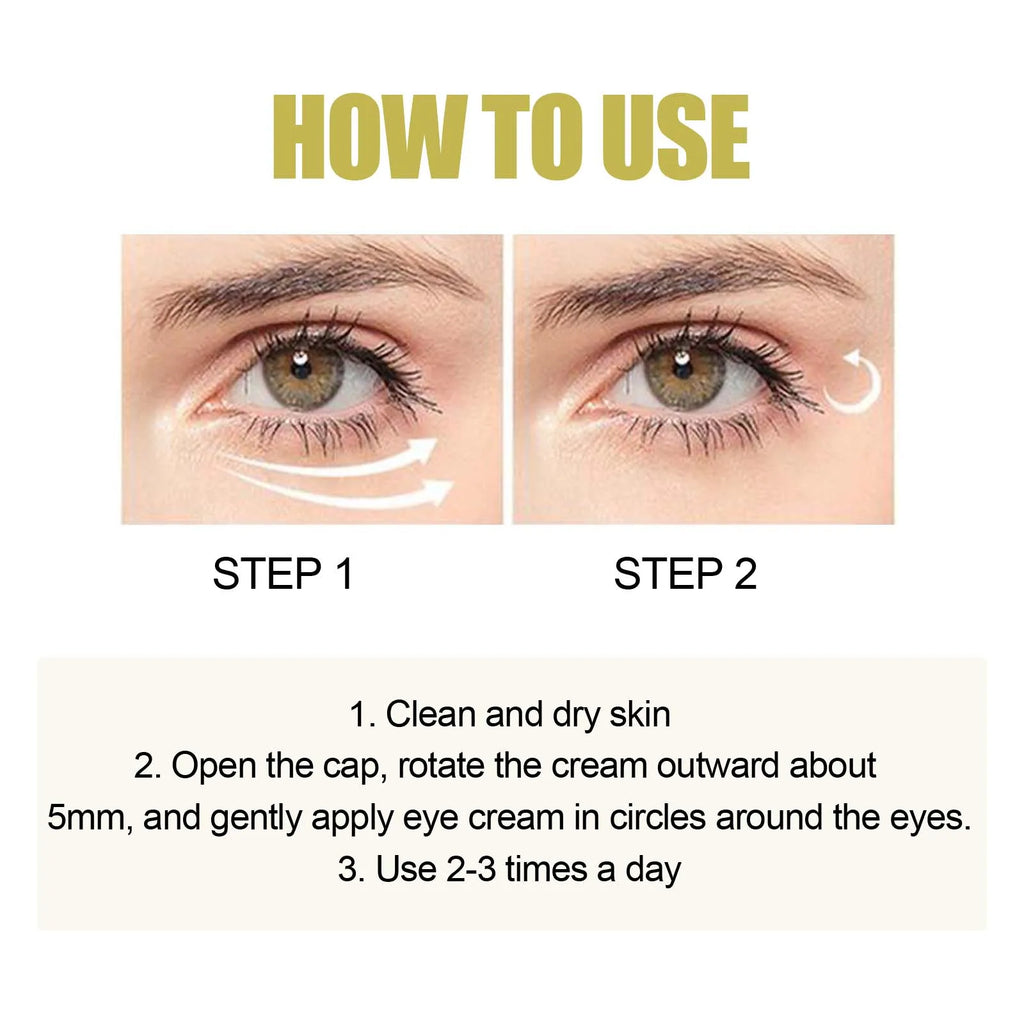 Snail Eye Cream Stick Anti-Puffiness Wrinkle Removal Fade Dark Circle Fine Lines Repair Moisturizing Firming Lightening Eye Care Oasis Select