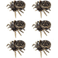 6PCS Creative Spider Incense Burner Buddhist Utensils Incense Burner Archaic Copper Alloy House Furnishings Home Decor Wholesale Oasis Select 6pcs