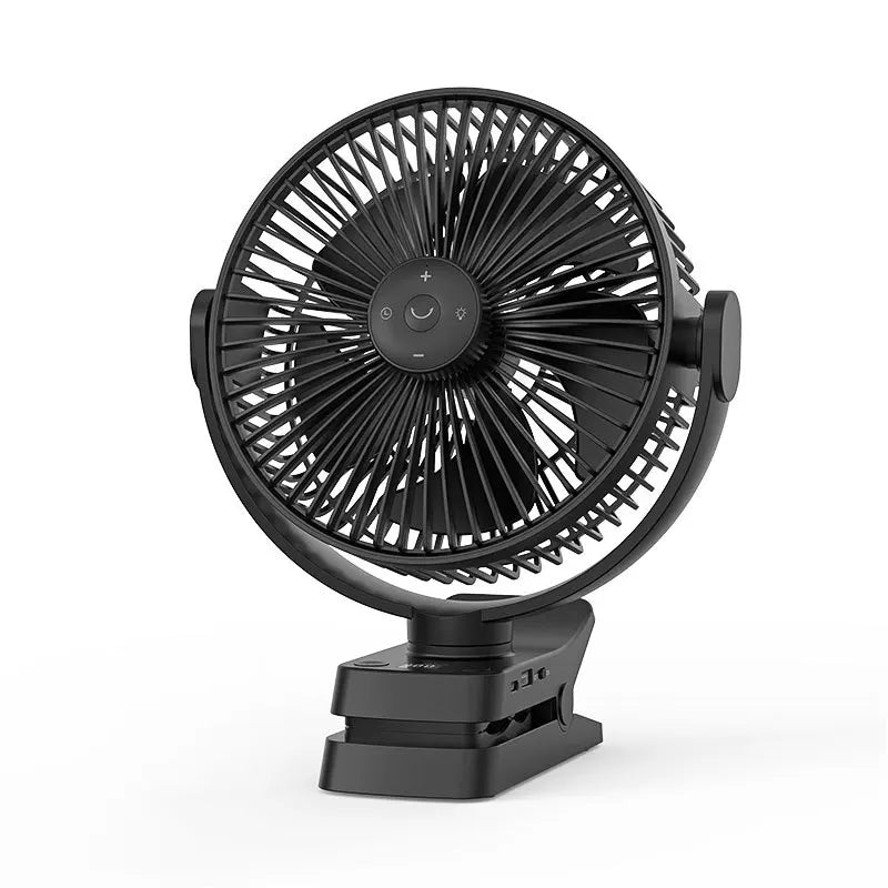8-Inch Clip Fan Rechargeable – 12000mAh, 24H Battery
