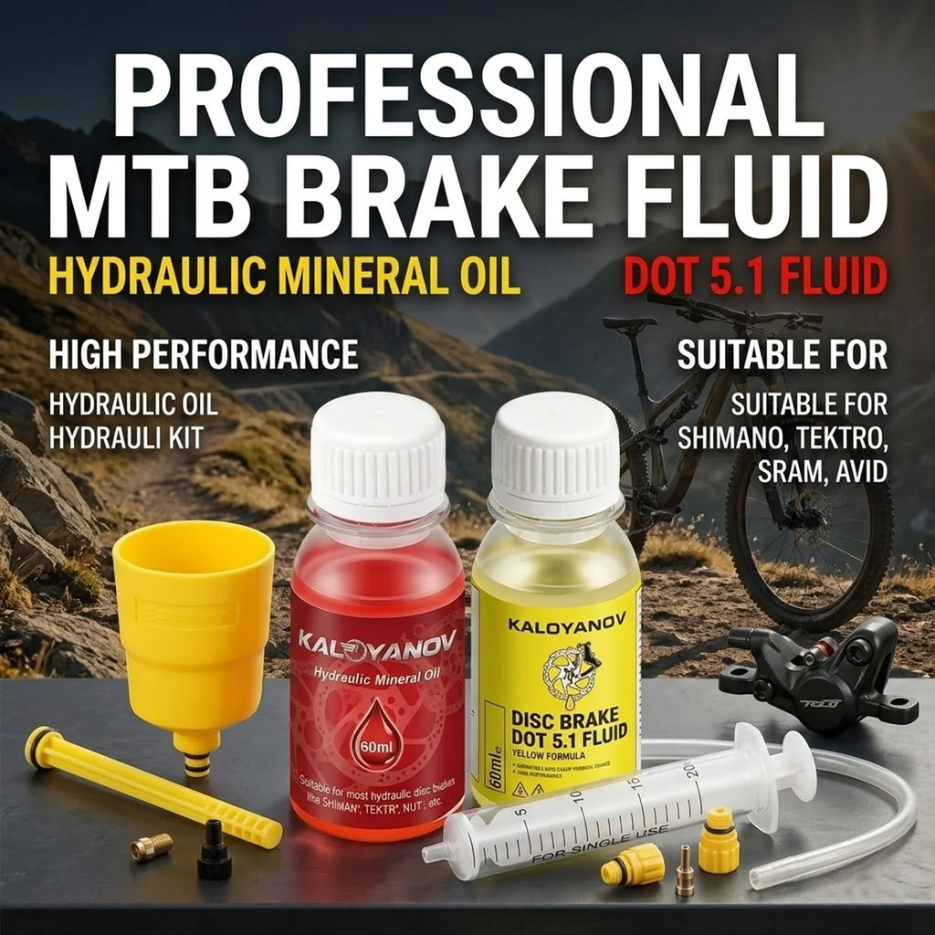 Cycling Universal Bicycle Hydraulic Disc Brake Bleed Kit MTB Road Bike Mineral DOT Oil Fluid Change Maintenance Repair Tools Set Oasis Select