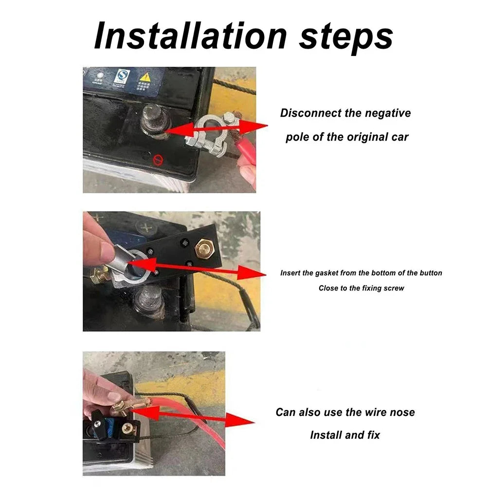 12V/24V Car Battery Disconnect Isolator Cut Off Switch Battery Disconnect Switch Oasis Select france