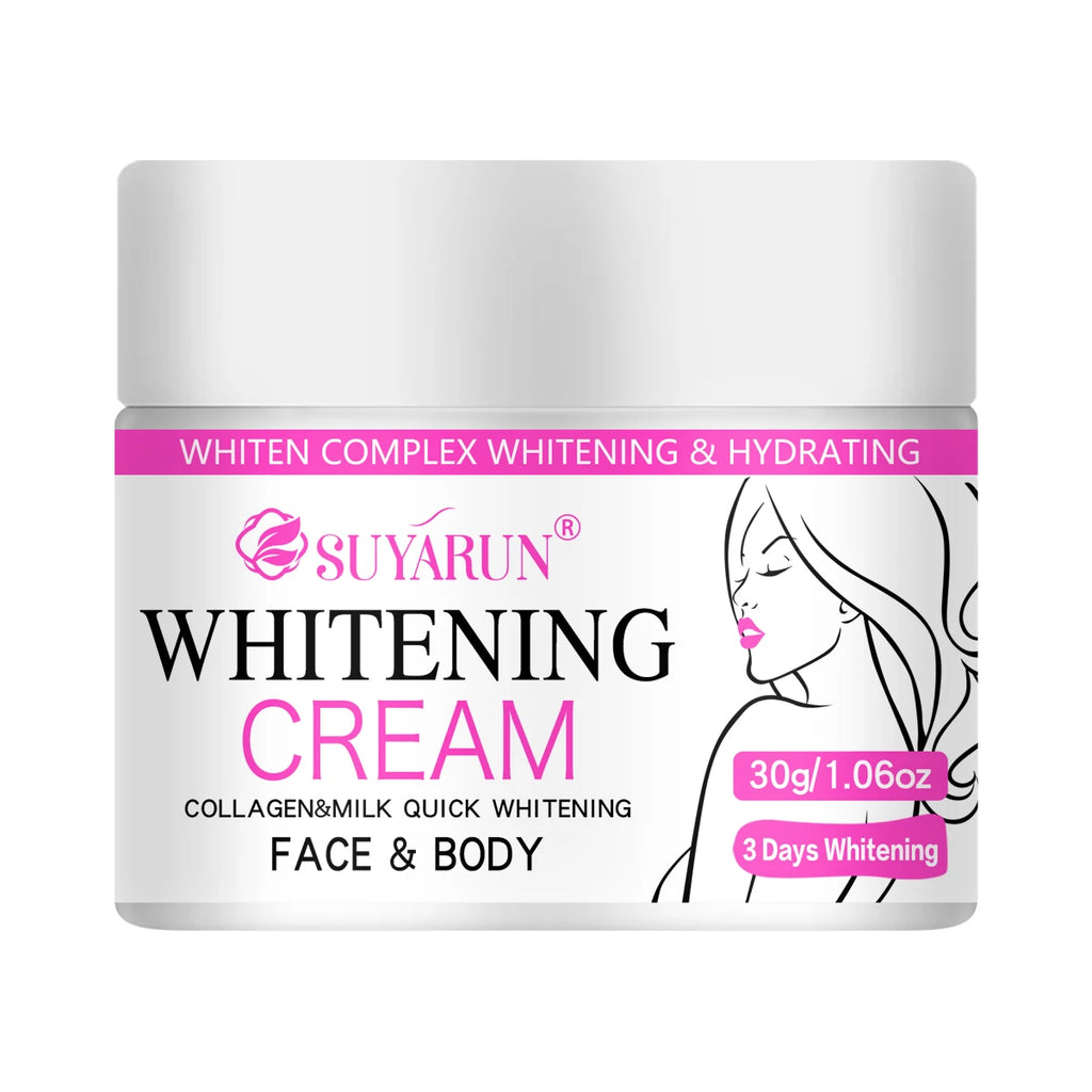 SUYARUN Christmas Gift Brightening Cream-Whitening Moisturizer for Glowing Skin, Festive Hydrating Skincare Set with Luxury Box. Oasis Select 30g