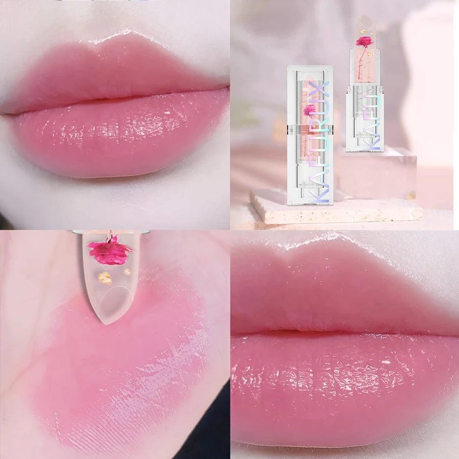 KAFURUX Color-Changing Glitter Lipstick | Moisturizing Lip Tint