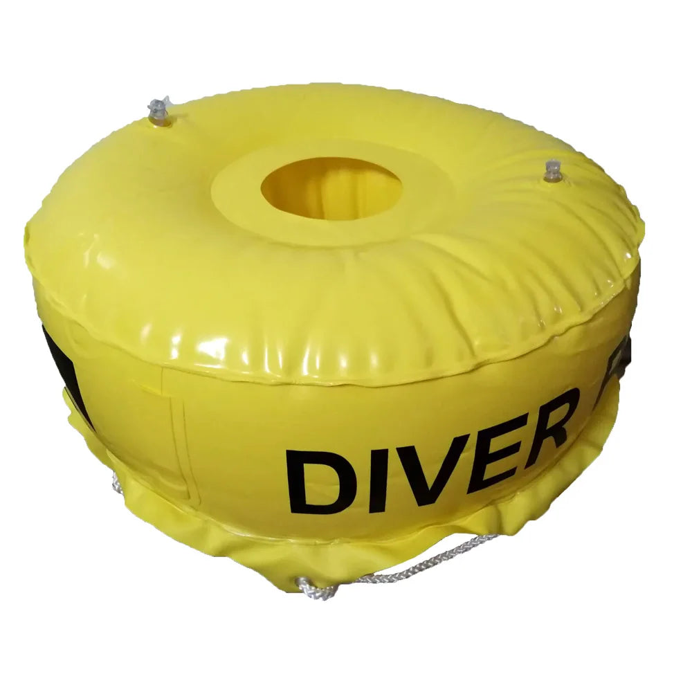 Scuba Diving Deluxe Diver Below Flag Float without flag Inflatable Diver Down Flag Bouy for Wreck Cave Diving Oasis Select