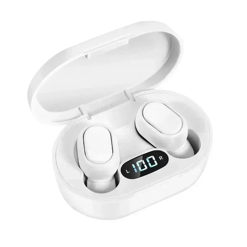 E7s Tws Gaming Headset Bluetooth Earphones Earbuds Blutooth Earphone Wireless Hearing Aids Sport EarBuds Hifi headphones Oasis Select white