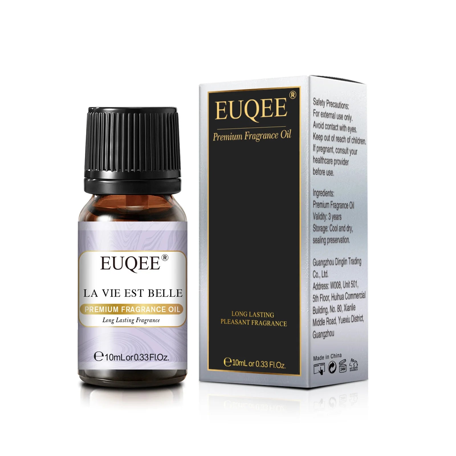 EUQEE 10ml Fragrance Oil – Diffuser, Candle & Aromatherapy